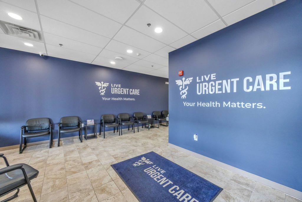 Live Urgent Care King of Prussia lobby and reception area